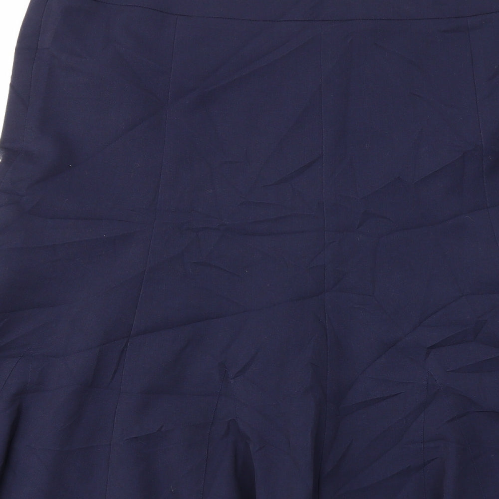 EAST Womens Blue   Flare Skirt Size 16