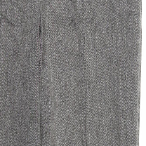 M&S Womens Grey   Trousers  Size 10 L28 in - Stretch waistband