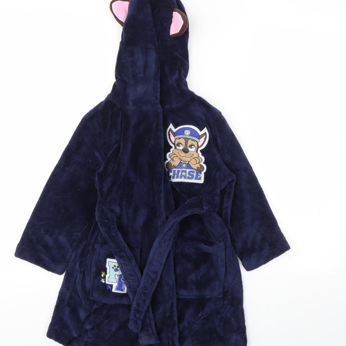 George Boys Blue Animal Print   Gown Size 3-4 Years