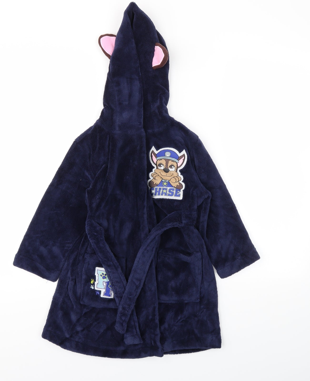 George Boys Blue Animal Print   Gown Size 3-4 Years