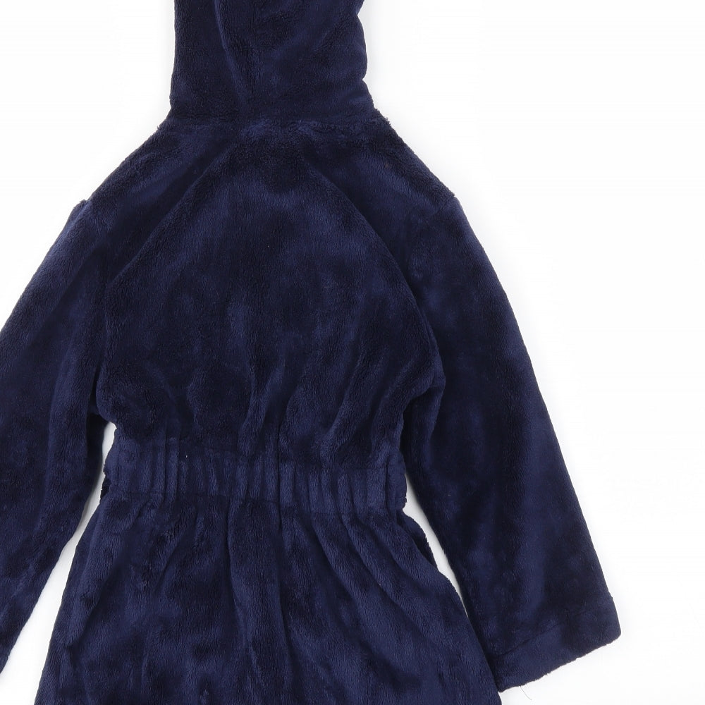 George Boys Blue Animal Print   Gown Size 3-4 Years