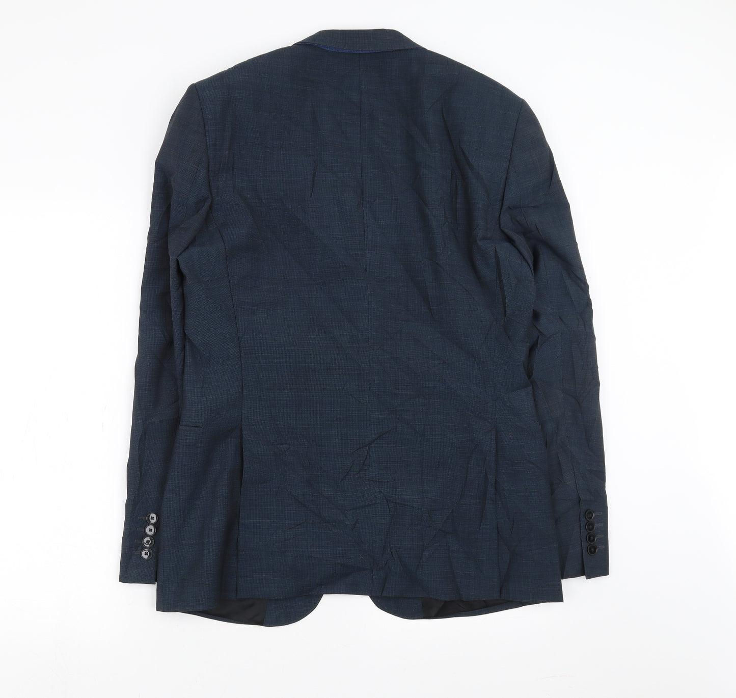 John Lewis Mens Blue   Jacket Suit Jacket Size 40