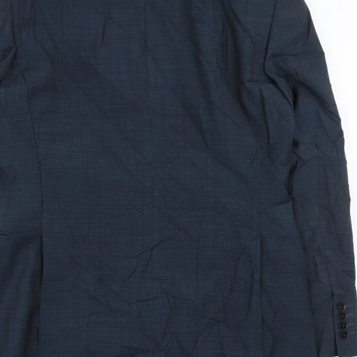 John Lewis Mens Blue   Jacket Suit Jacket Size 40