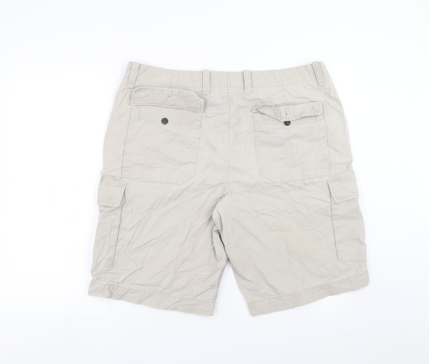 Marks and Spencer Mens Beige   Cargo Shorts Size 38 in