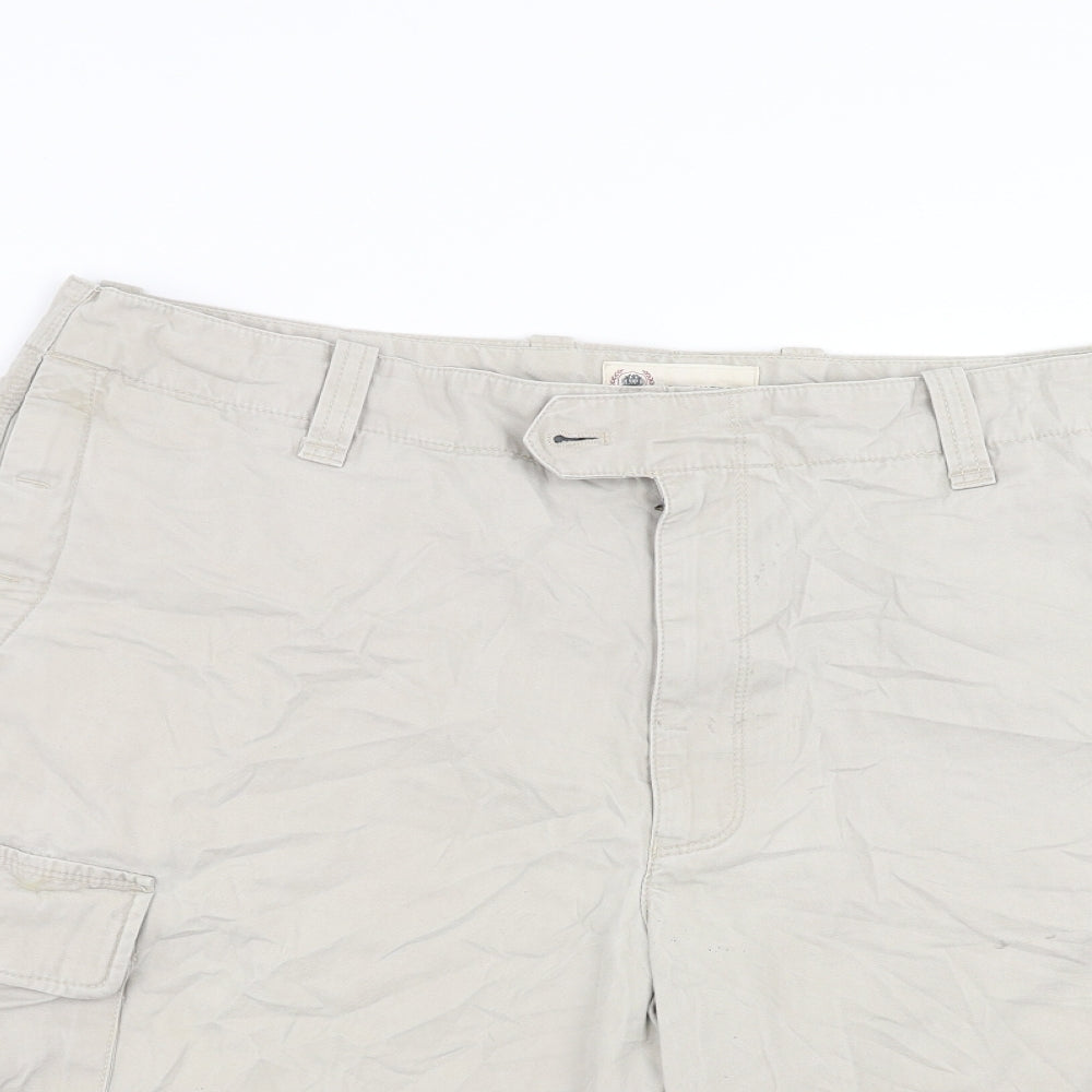 Marks and Spencer Mens Beige   Cargo Shorts Size 38 in