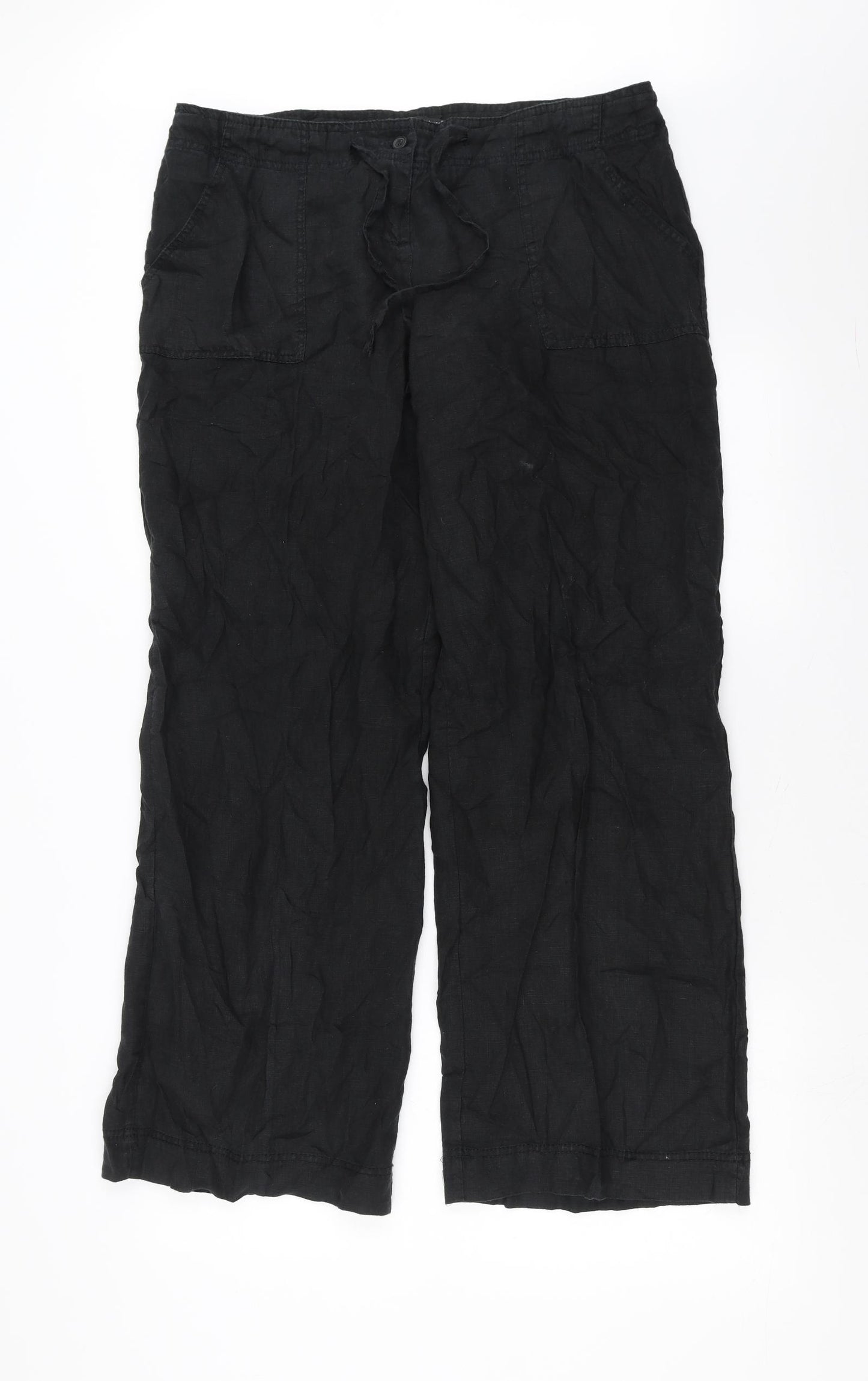 Primark Womens Black   Trousers  Size 14 L31 in