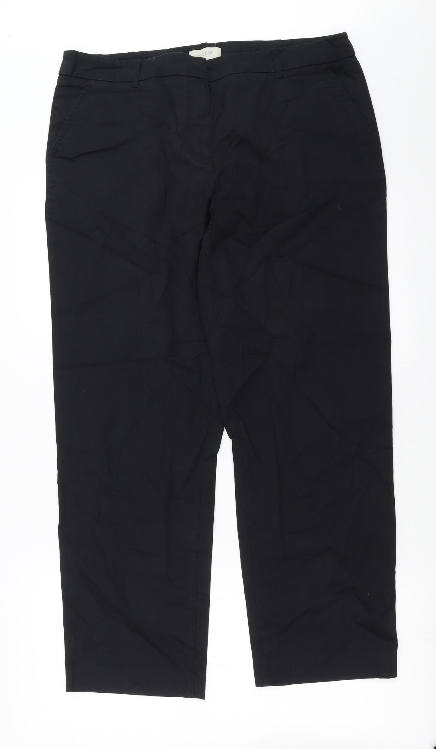 Hobbs Womens Black   Trousers  Size 16 L26 in