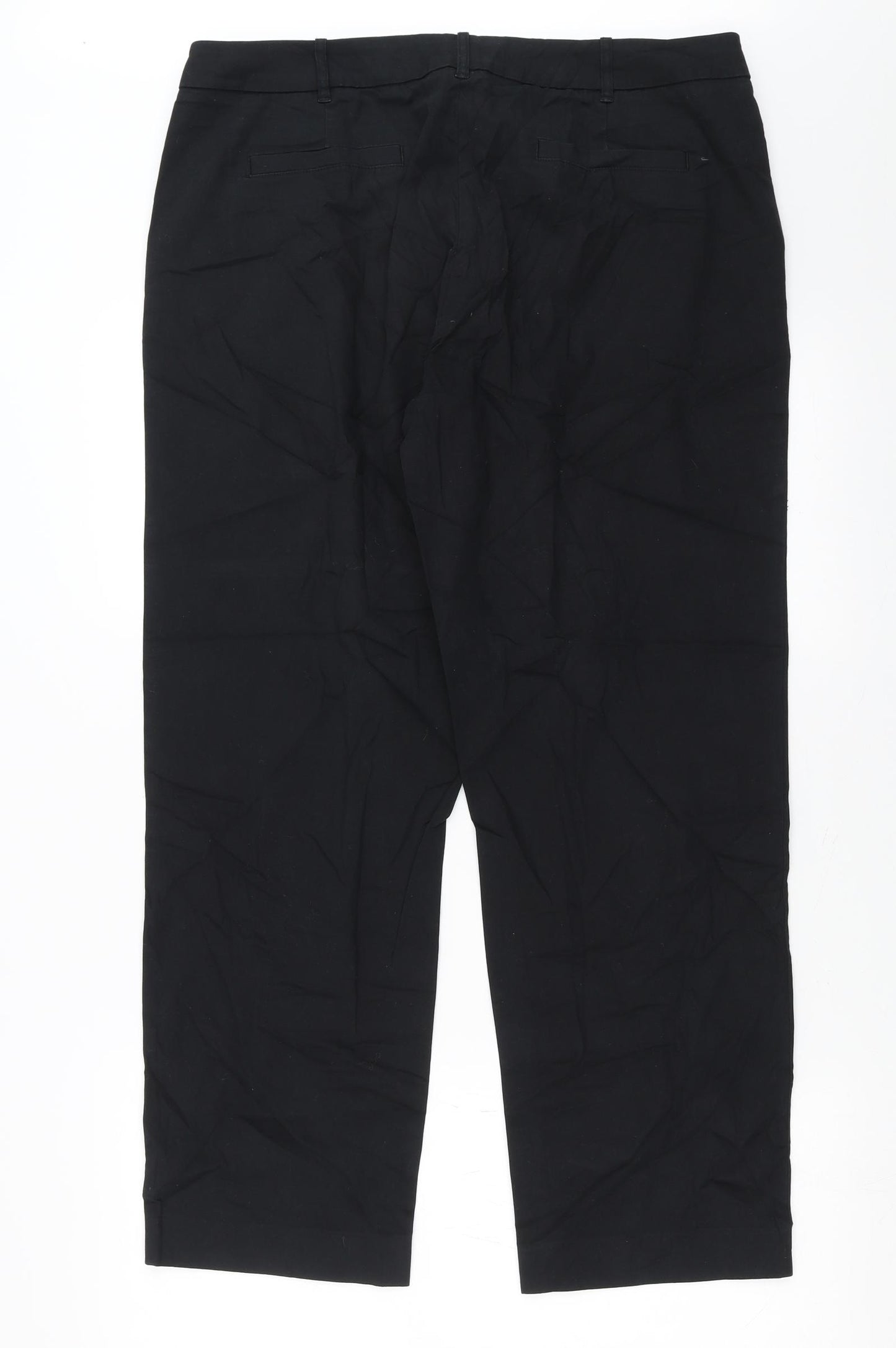 Hobbs Womens Black   Trousers  Size 16 L26 in