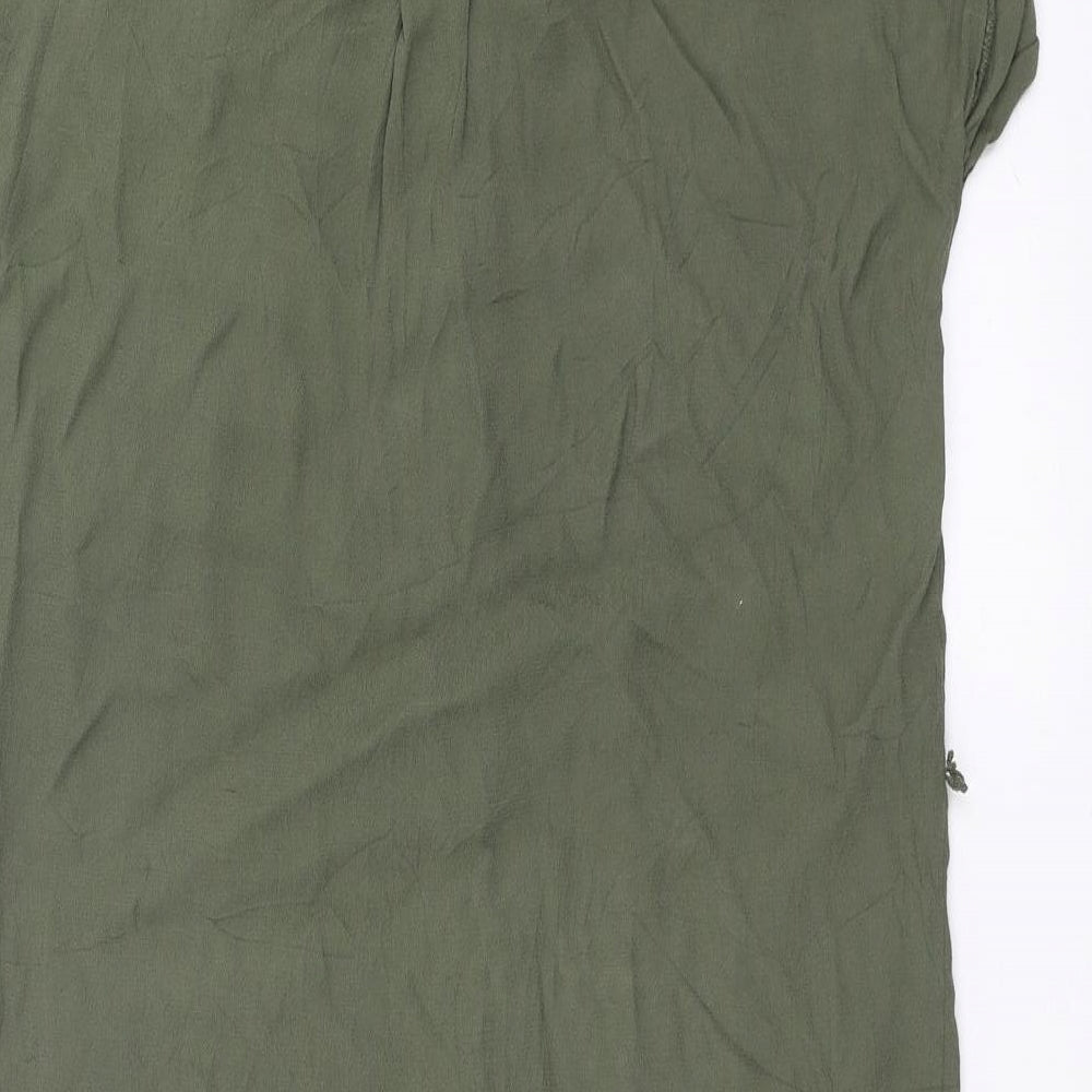Oasis Womens Green   Shirt Dress  Size 10