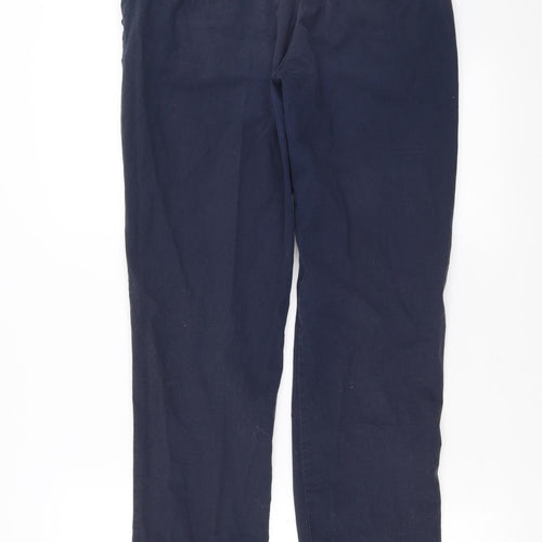 NEXT Womens Blue   Chino Trousers Size 12 L29 in