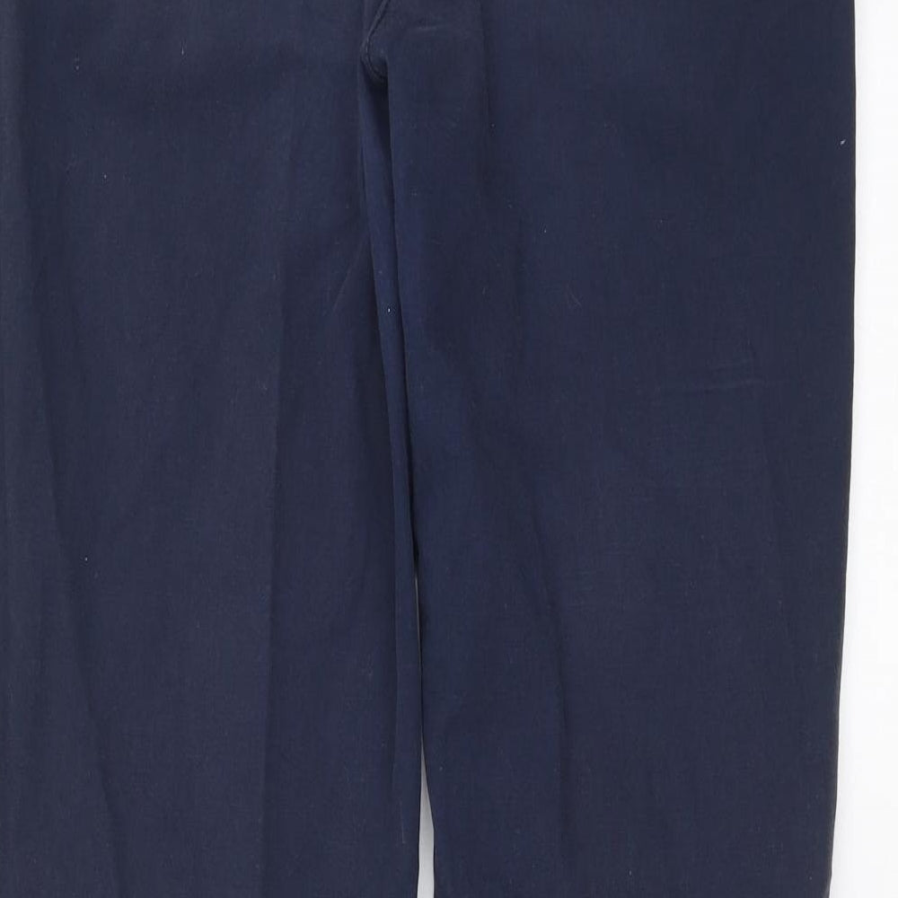 NEXT Womens Blue   Chino Trousers Size 12 L29 in