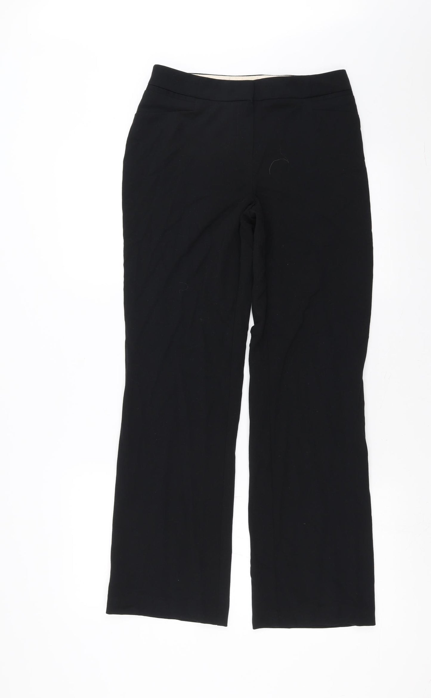 Marks and Spencer Womens Black   Trousers  Size 8 L30 in