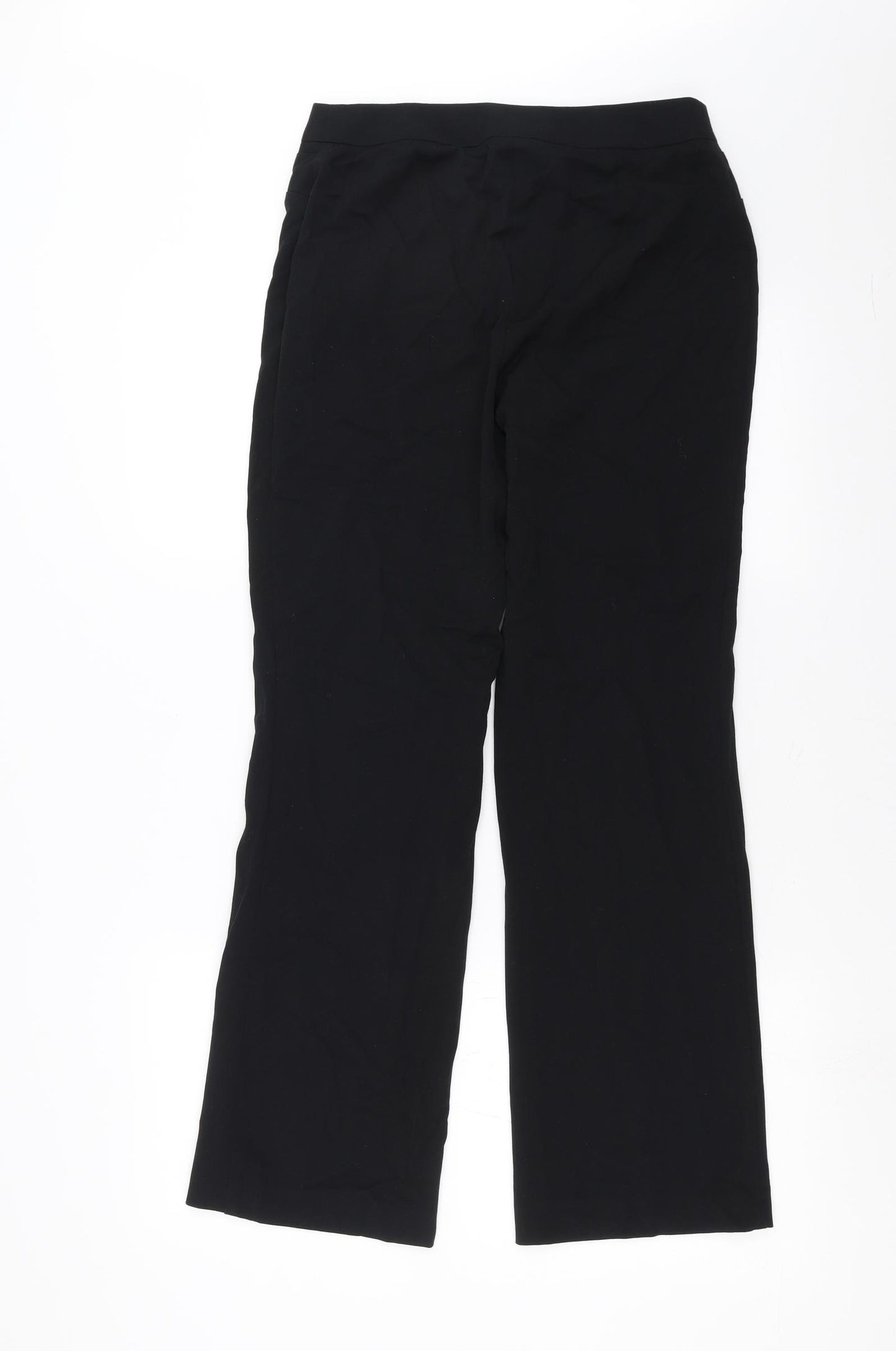 Marks and Spencer Womens Black   Trousers  Size 8 L30 in
