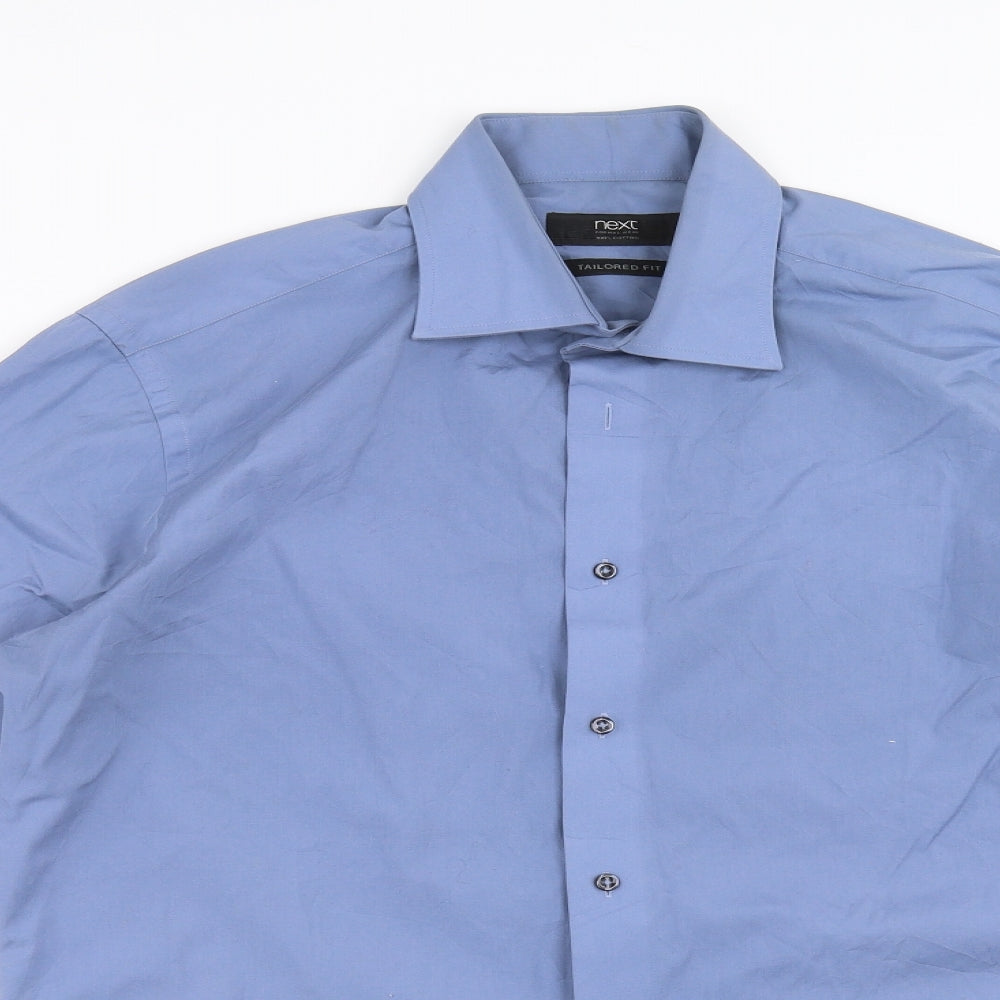 NEXT Mens Blue    Dress Shirt Size 16  - Tailored fit