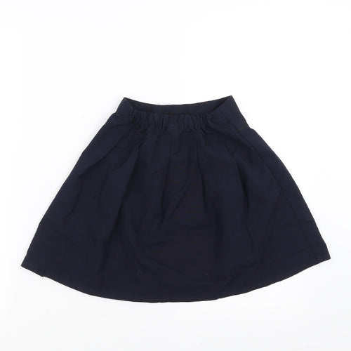 Sainsburys  Girls Blue   A-Line Skirt Size 7 Years - school
