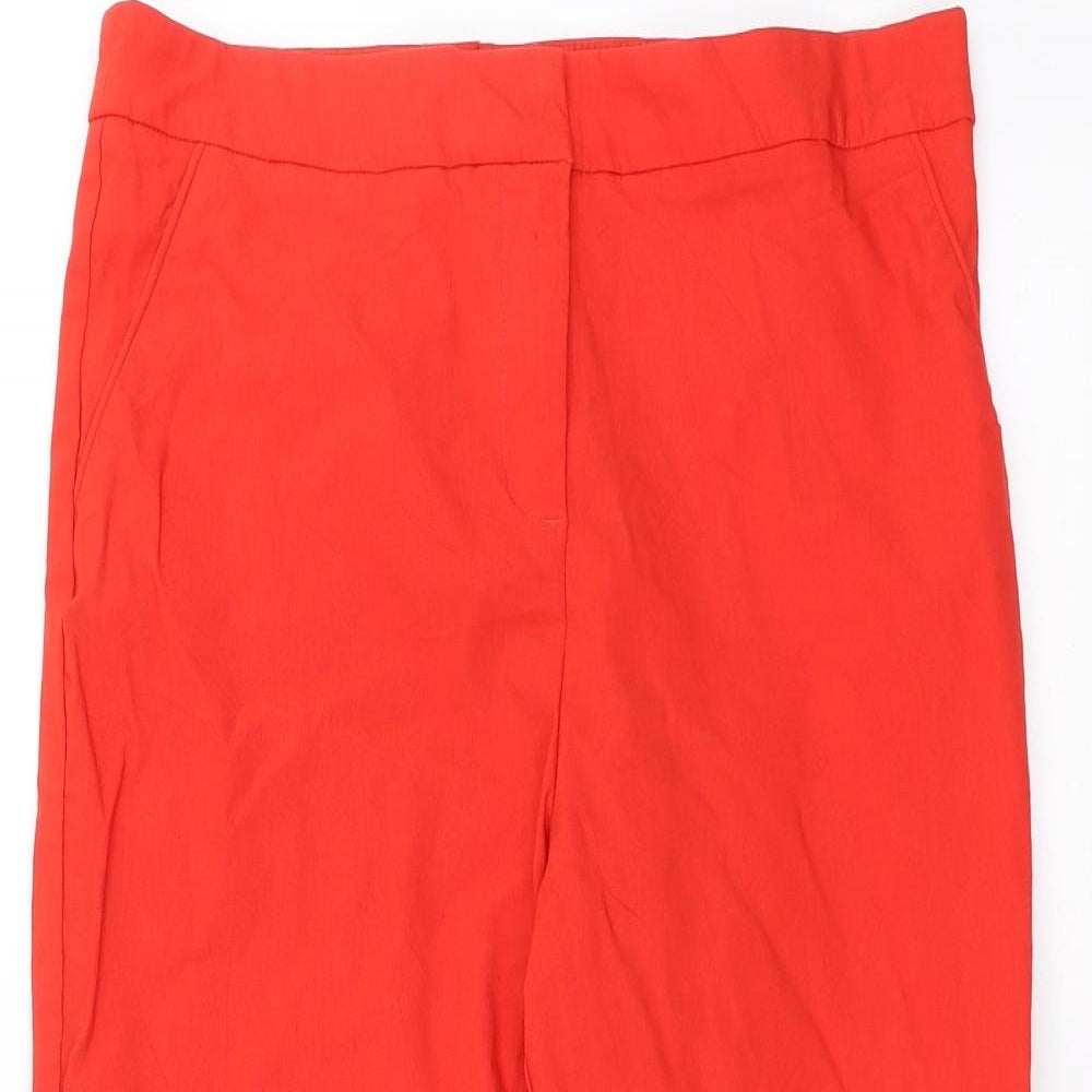 Matalan Womens Red   Cropped Trousers Size 14 L20 in