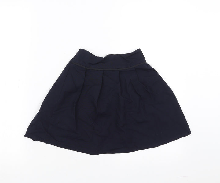 Sainsburys Girls Blue A-Line Skirt Size 7 Years - school