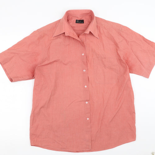 BHS Mens Pink    Button-Up Size 15.5