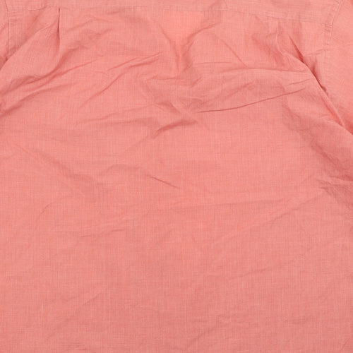BHS Mens Pink    Button-Up Size 15.5