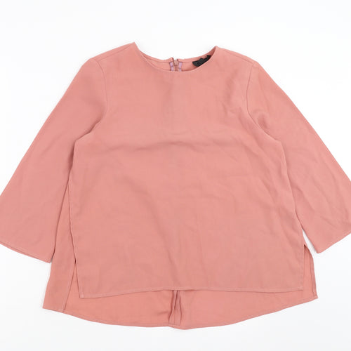 Topshop Womens Pink   Basic Blouse Size 8