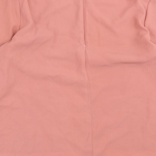 Topshop Womens Pink   Basic Blouse Size 8