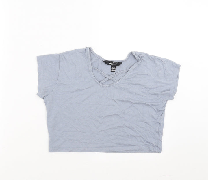 New Look Girls Blue   Cropped T-Shirt Size 10-11 Years
