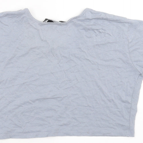 New Look Girls Blue   Cropped T-Shirt Size 10-11 Years