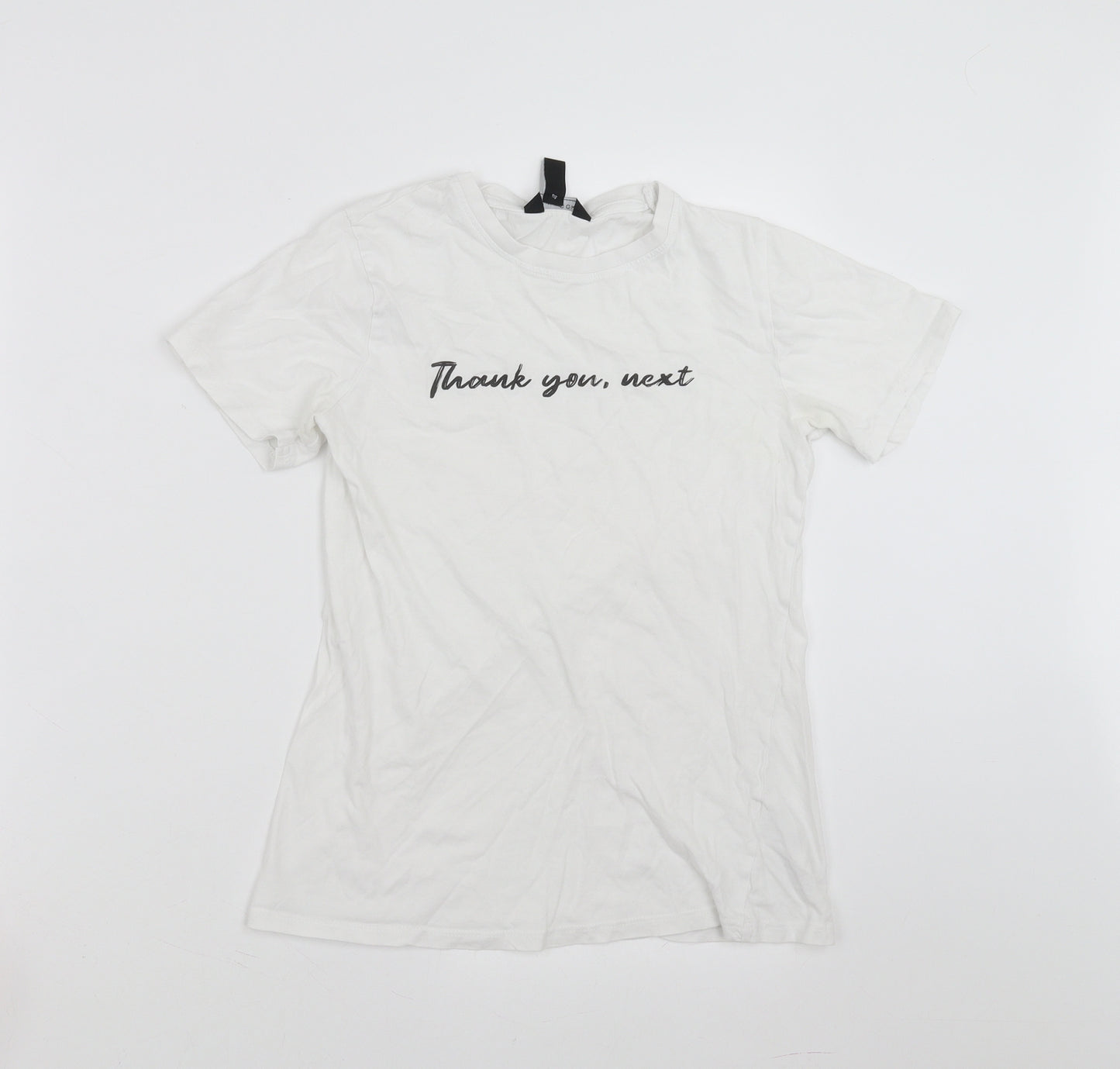 New Look Girls White   Basic T-Shirt Size 6 Years  - thank you, next