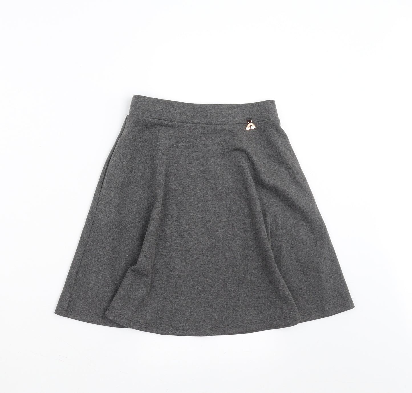 Nutmeg Girls Grey   Skater Skirt Size 9-10 Years