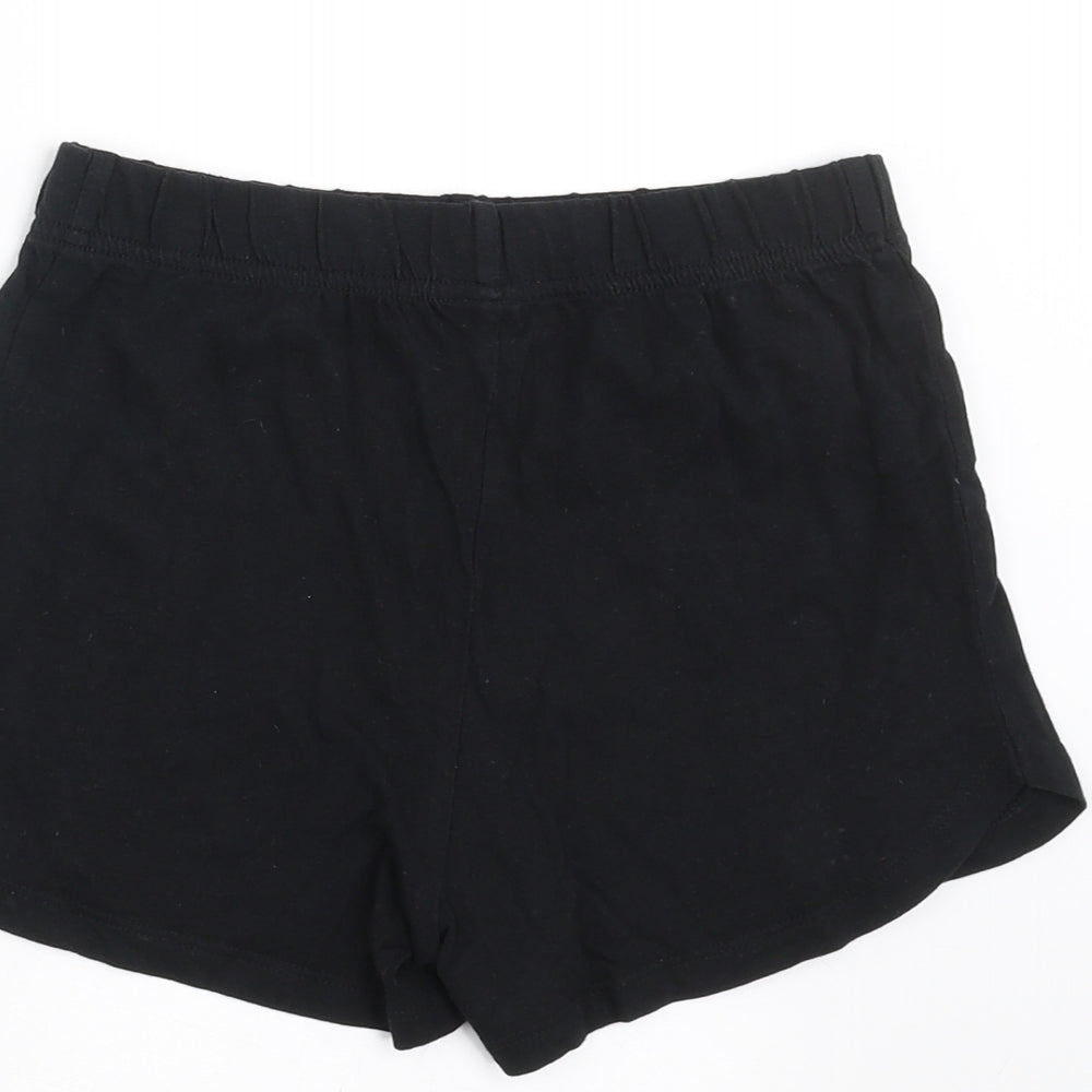 George Girls Black   Hot Pants Shorts Size 8-9 Years