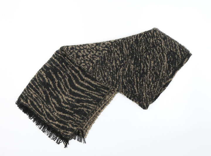 Dorothy Perkins Womens Black Animal Print   Scarf