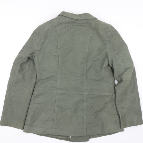 m&s Womens Green   Jacket Coat Size 12