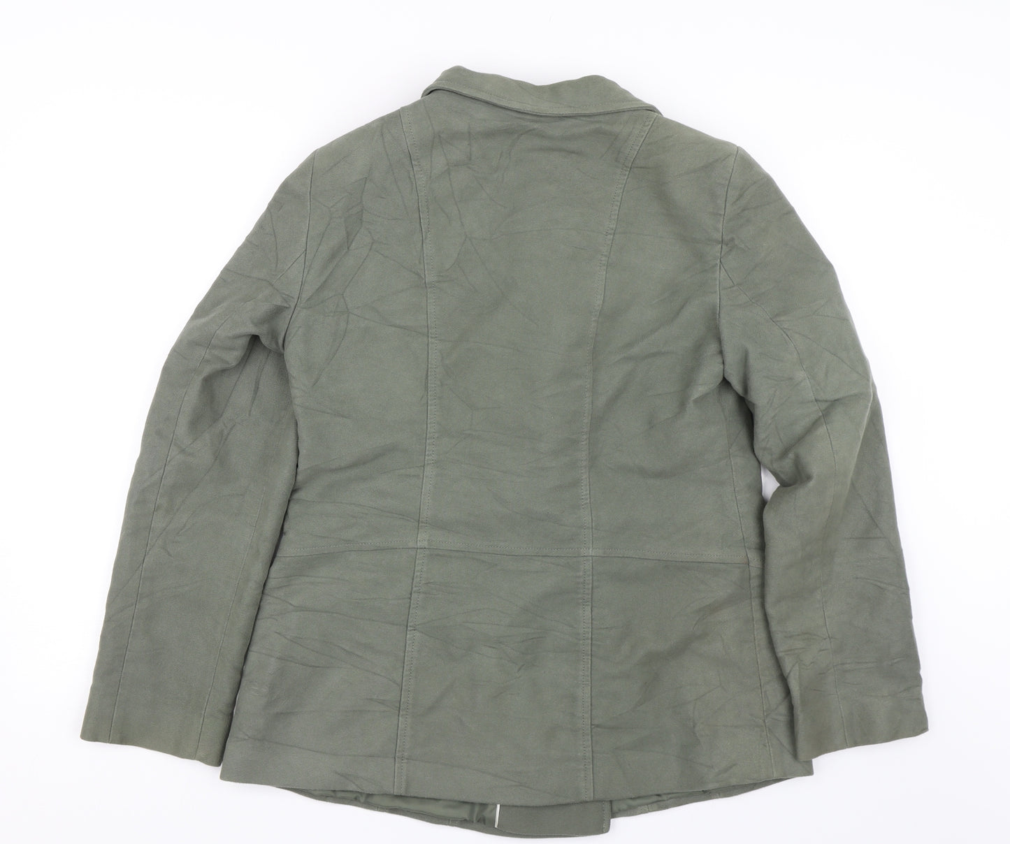 m&s Womens Green   Jacket Coat Size 12