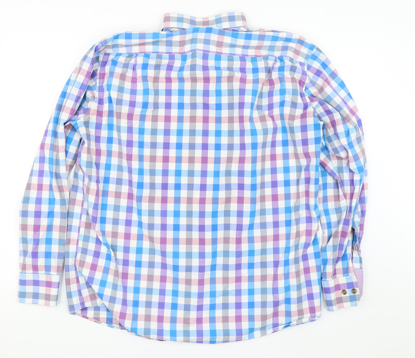 Seidensticker Mens Multicoloured Check   Button-Up Size M