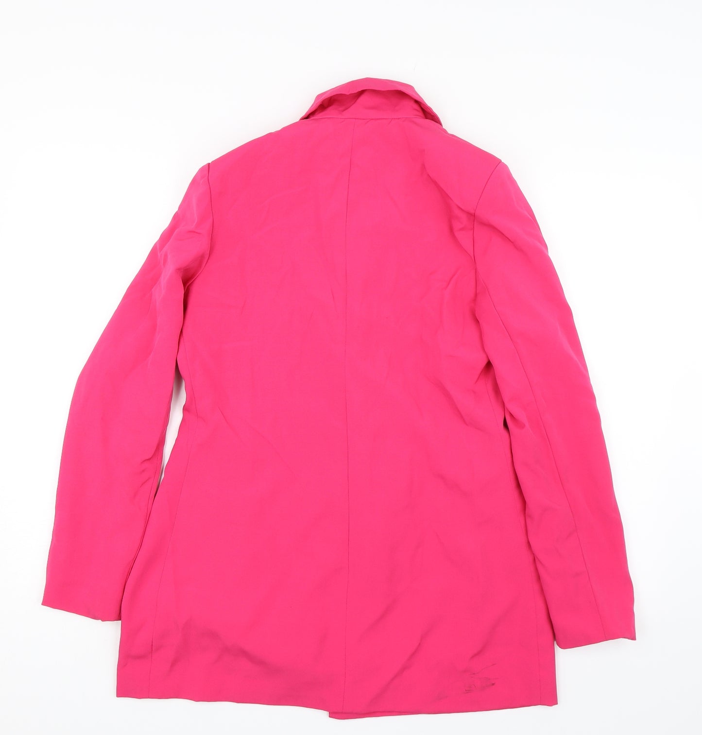 I SAW IT FIRST Womens Pink   Overcoat Coat Size 8