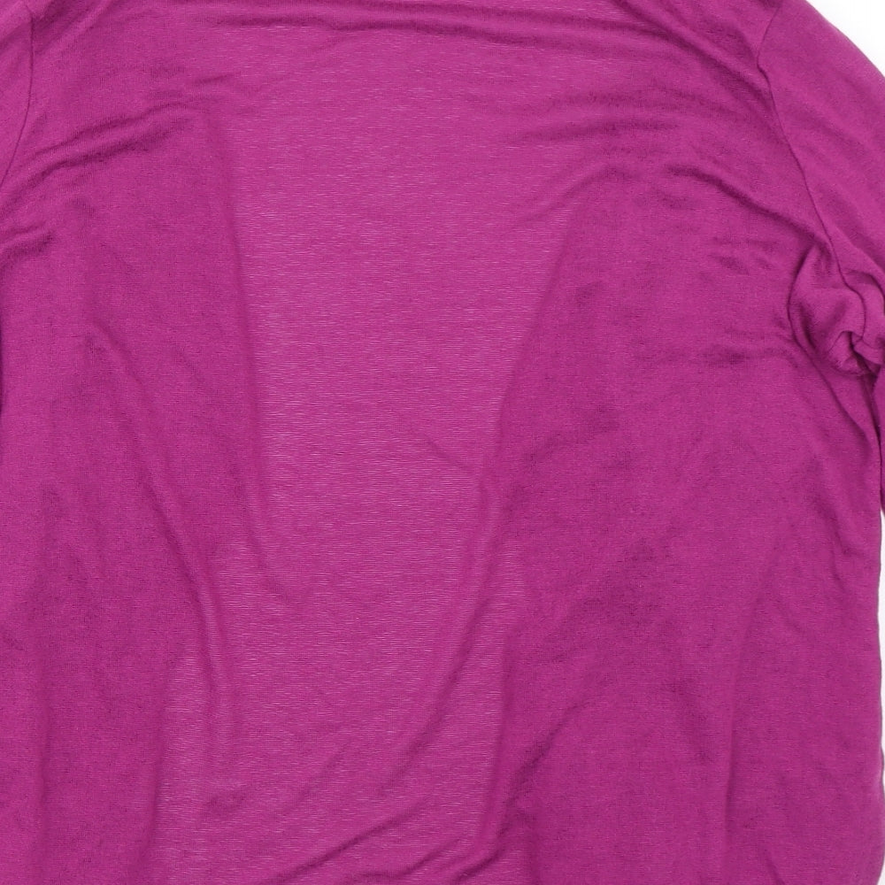 Per Una Womens Purple   Cardigan Jumper Size 20