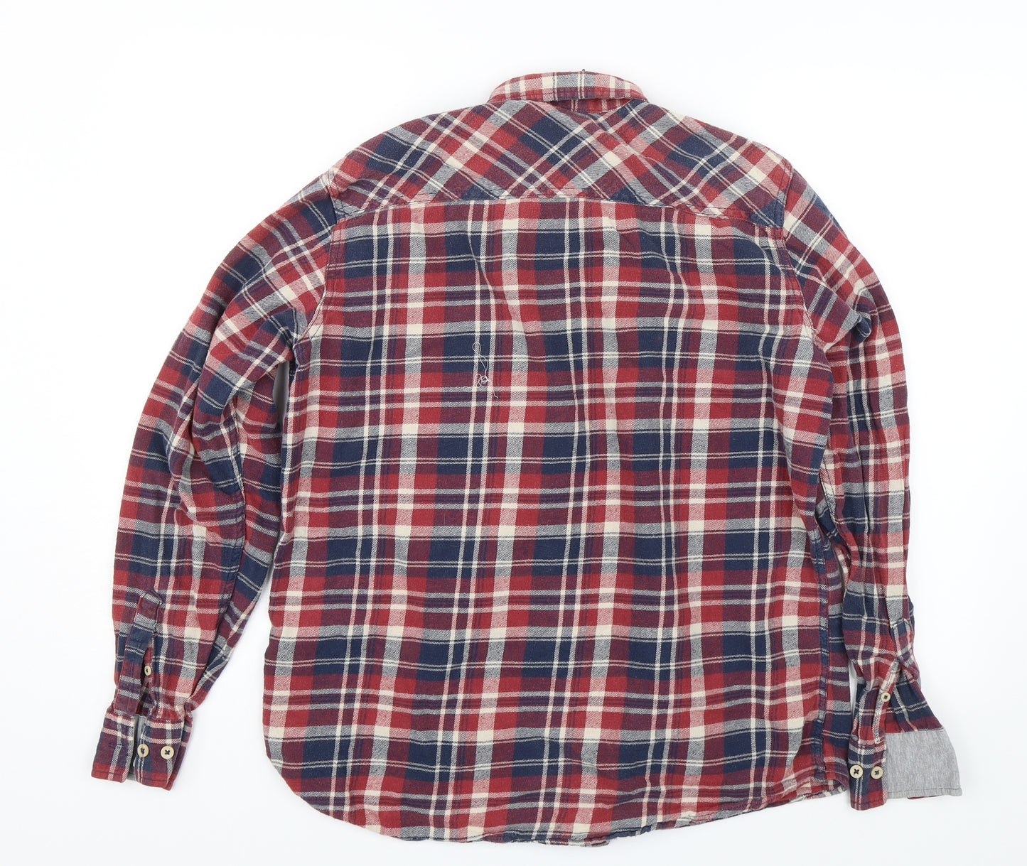 Livergy Mens Multicoloured Check   Button-Up Size L