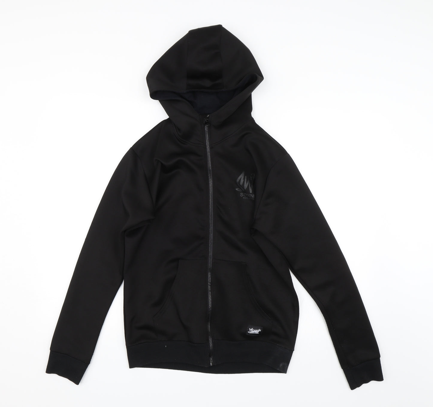Sonneti Boys Black   Full Zip Hoodie Size 12-13 Years