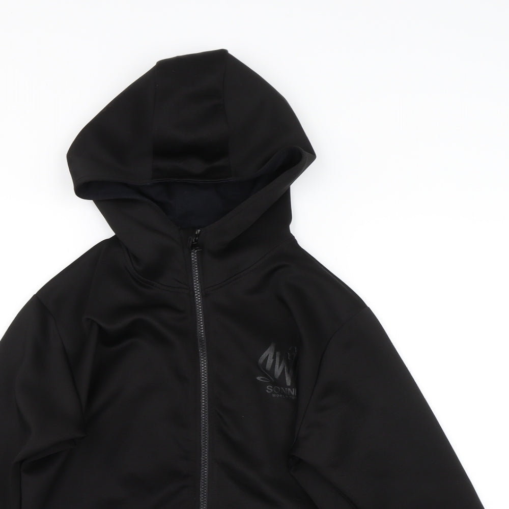 Sonneti Boys Black   Full Zip Hoodie Size 12-13 Years