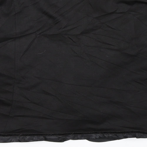 Piment Rouge Womens Black Striped  Jacket  Size 2XL