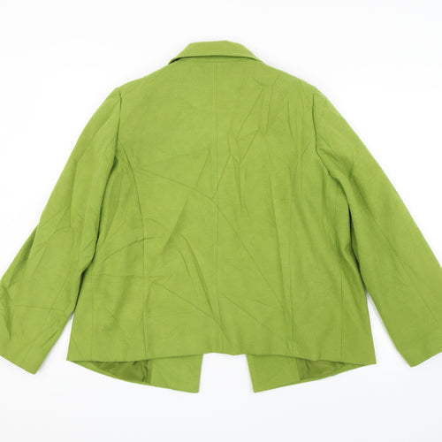 Classics Womens Green   Jacket Coat Size 14