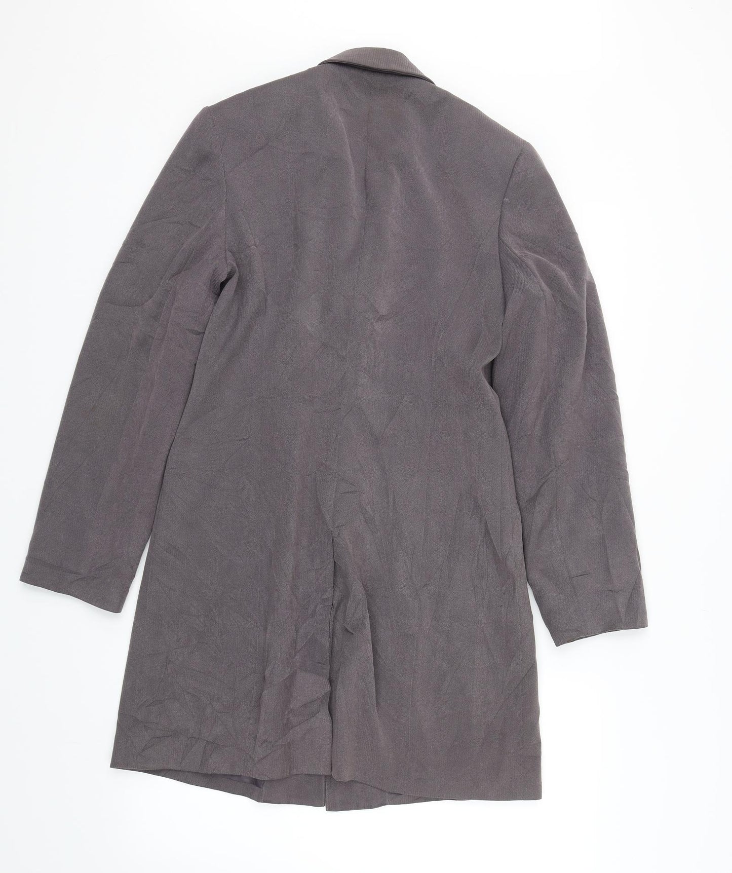 NEXT Womens Grey Herringbone  Jacket Suit Jacket Size 12
