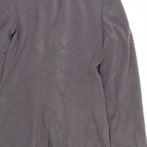 NEXT Womens Grey Herringbone  Jacket Suit Jacket Size 12