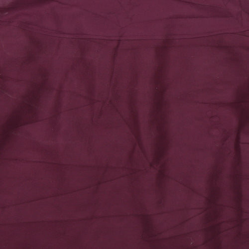 Anne De Lancay Womens Purple   Overcoat Coat Size XL