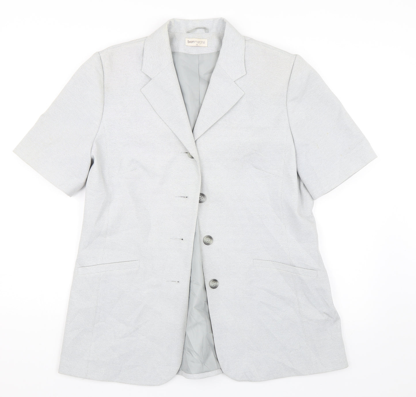BONMARCHE Womens Grey   Jacket Suit Jacket Size 14
