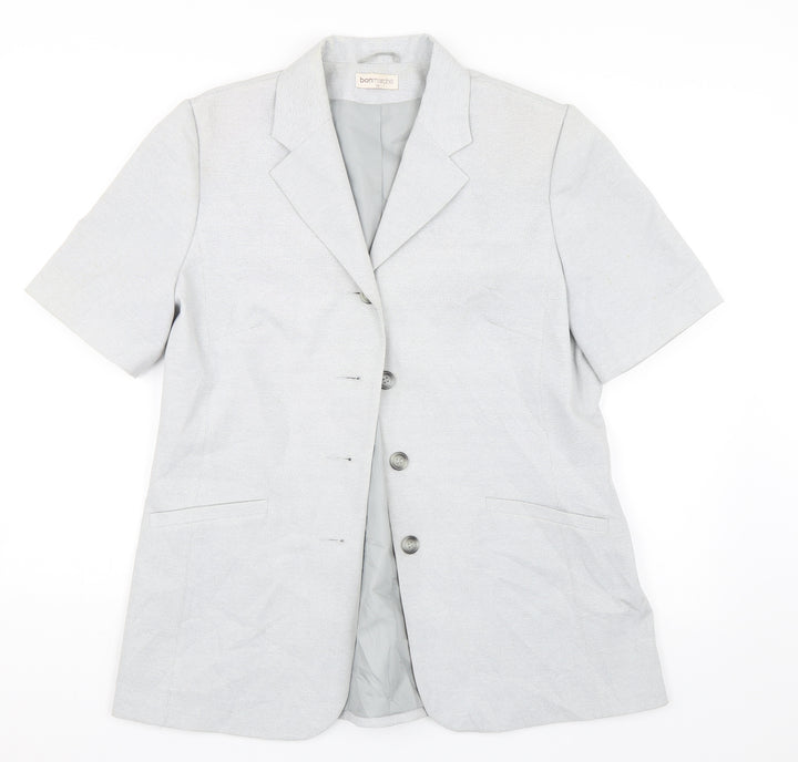 BONMARCHE Womens Grey   Jacket Suit Jacket Size 14