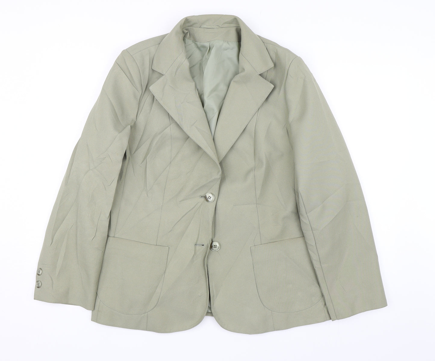 StMichael Womens Green   Jacket Suit Jacket Size 16