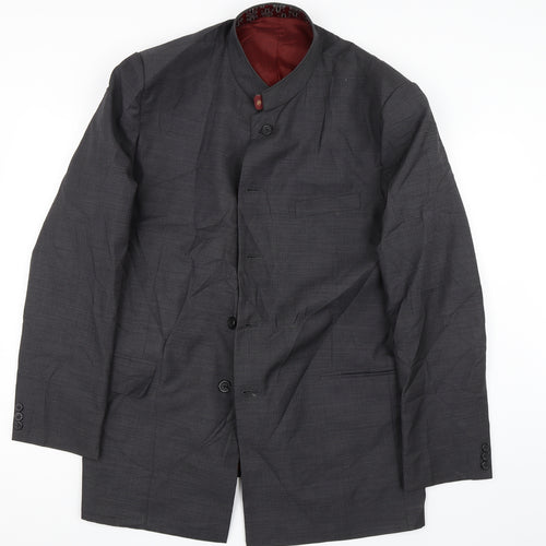 Jodhpuri Bandgala Mens Grey   Jacket Suit Size 2XL