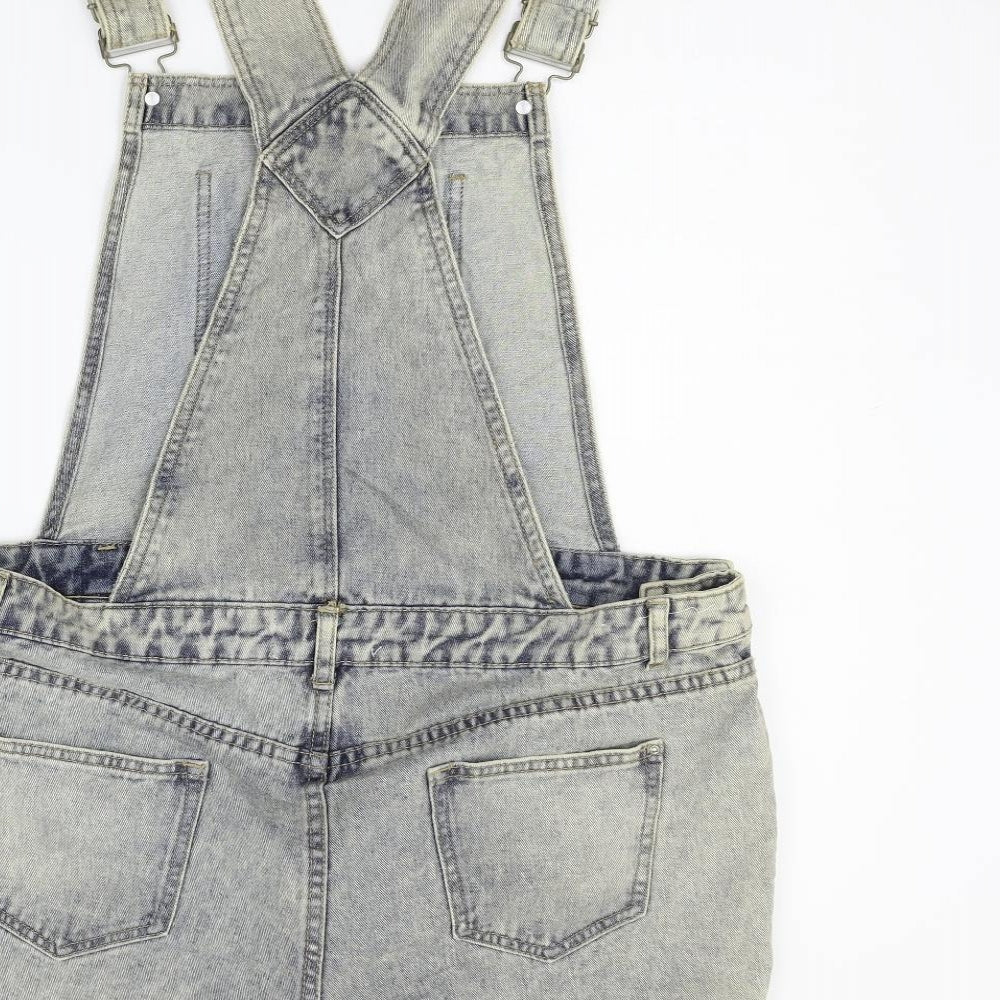 New Look Womens Blue   Dungaree One-Piece Size 16
