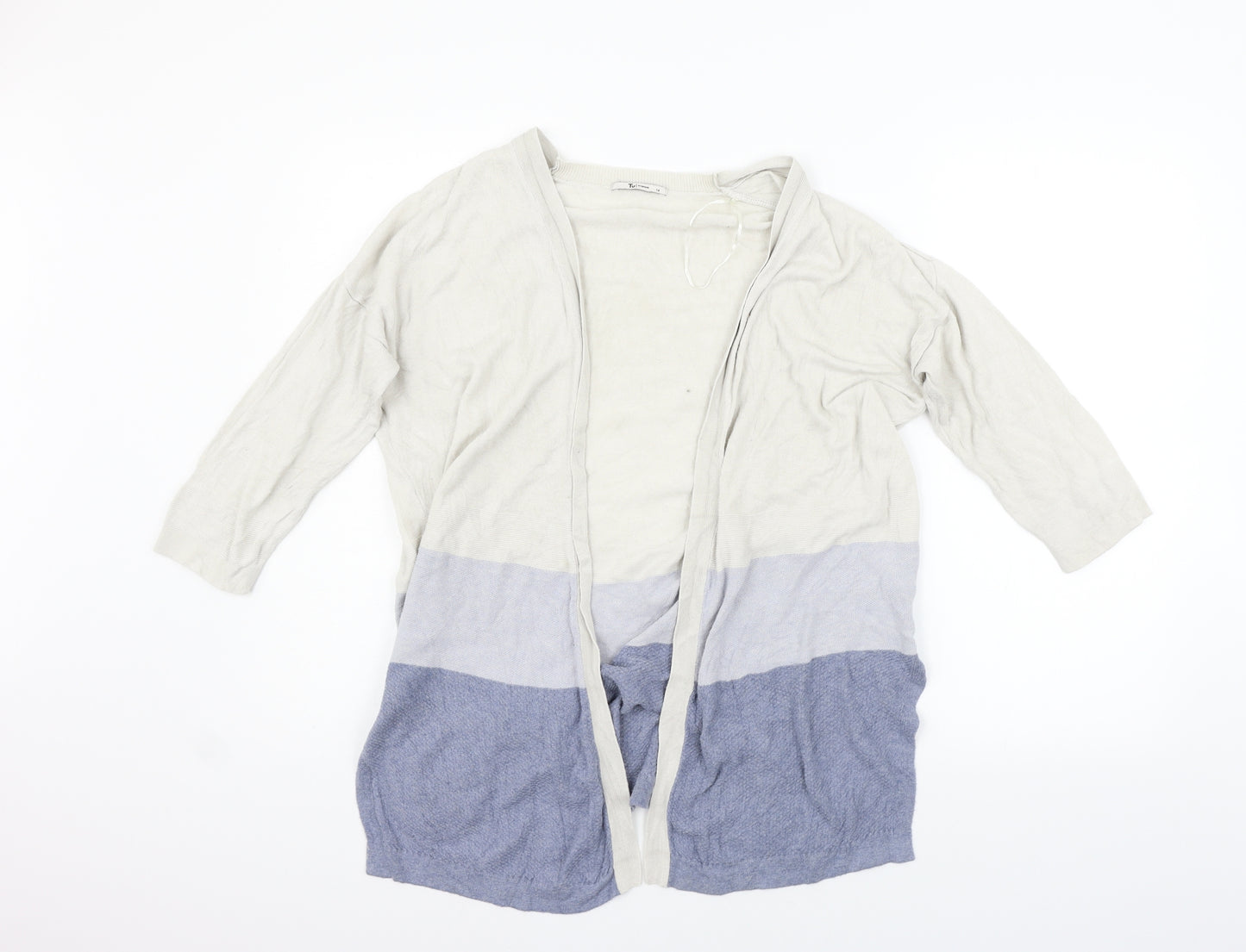 TU Womens Beige   Cardigan Jumper Size 14